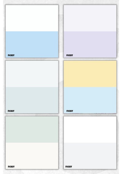Bloknot - 9 9 Cm Ebat- 50 Yaprak - Notepad - Memopad - Çizgisiz Not Kağıdı- To Do List