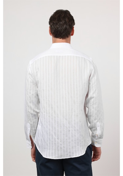 İmza Beyaz Düğmeli Yaka Uzun Kol Cepsiz Slim Fit Gömlek 1004260165 İmza Beyaz Düğmeli Yaka Uzun Kol Cepsiz Slim Fit Gömlek 1004260165