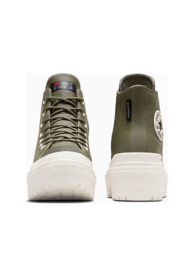 Converse Chuck Taylor All Star Lugged Heel Unisex Yeşil Deri Platform Botdüza11163c