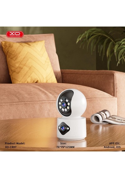 Çift Kameralı 1080p Hd Gece Görüşlü Akıllı Wi-fi Güvenlik Kamerası
