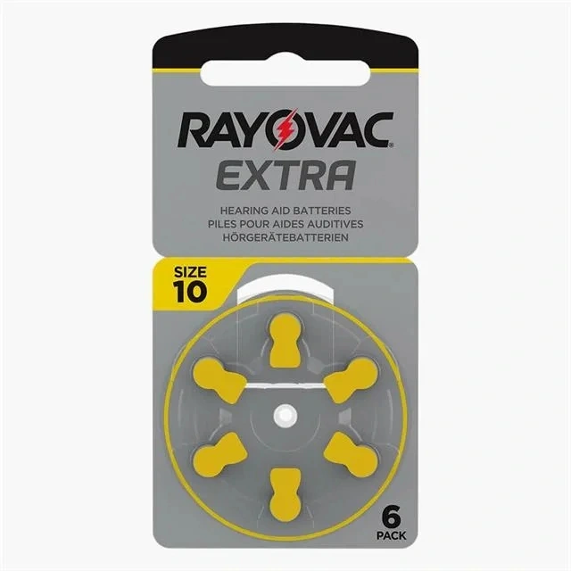 Rayovac 10 Numara Kulaklık Pili 6'lı Paket