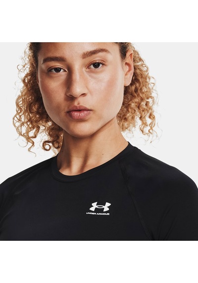 Under Armour Heat Gear Authentics Comp Kadın Siyah Uzun Kollu Antrenman İçliği 1365459