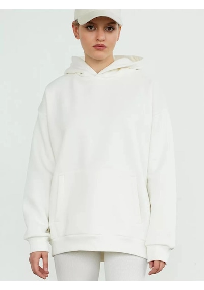 Startmore Unisex Dump Him Sweatshirt Beyaz Beyaz