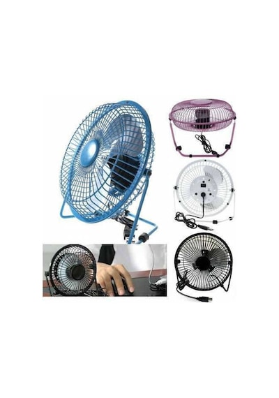 Masaüstü Sessiz Mini Usb Fan Metal Vantilatör