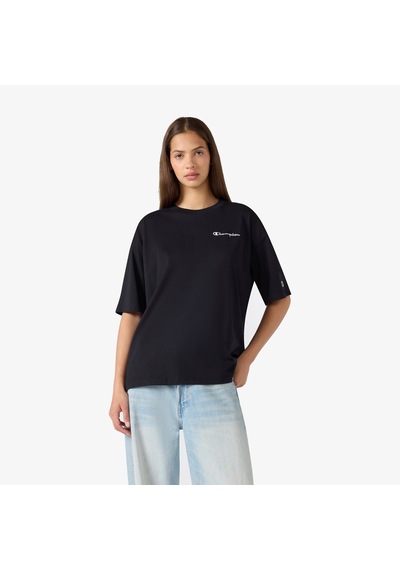 Champion Ss Kadın Siyah T-shirt 118850 2800282