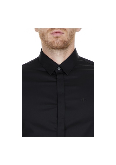 Armani Exchange Erkek Gömlek 8NZCBD ZN10Z 1200 SİYAH Siyah