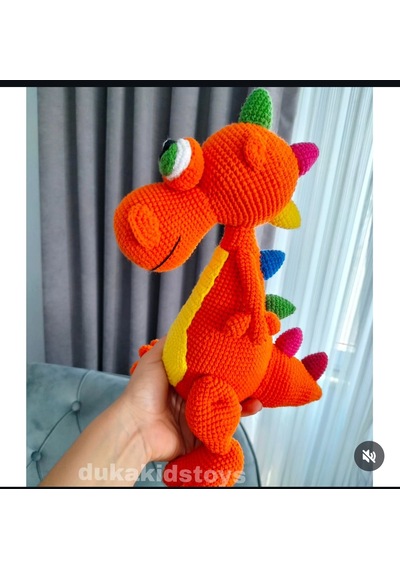 Amigurumi Dragon Ejderha Dinazor Dukakidstoys Oyuncak