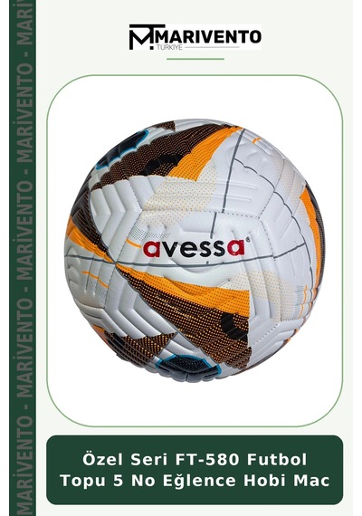 Özel Seri Ft-580 Futbol Topu 5 No Eğlence Hobi Mac Çok Renkli