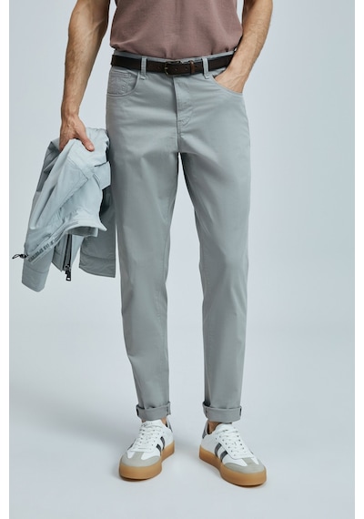 Lufian Erkek Helt 5 Cep Slim Fit Spor Pantolon 111190347 Gri Gri