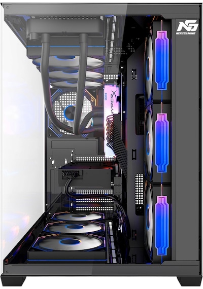 Alpha Elite 7x Argb Fan Kumanda Ve Kontrolcü Atx Boş Bilgisayar Kasası Siyah