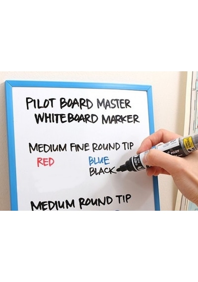 Pilot 3 Renk Kartuşlu Tahta Kalemi V Board Master Pilot Çok Renkli
