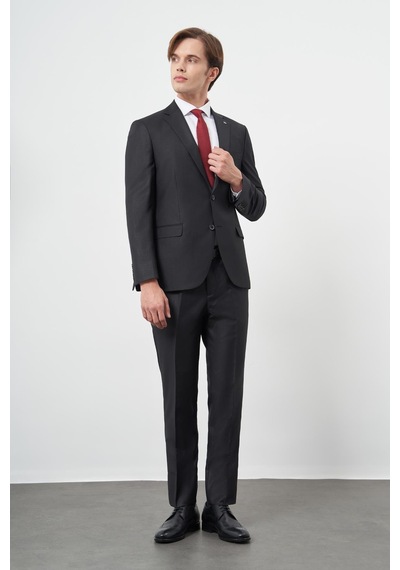 İmza Siyah Düz Gabardin Mono Yaka Tam Astar Çift Yırtmaç 2 Düğme 6 Drop Comfort Fit Classic Takım Elbise 1001245171 Siyah İmza Siyah Düz Gabardin Mono Yaka Tam Astar Çift Yırtmaç 2 Düğme 6 Drop Comfort Fit Classic Takım Elbise 1001245171 Siyah
