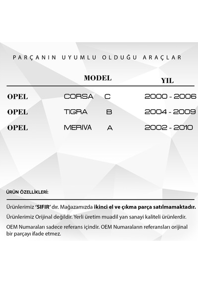 62754494428126opel Corsa,tigra, Meriva İçin Direksiyon Korna Düğme Kapağı