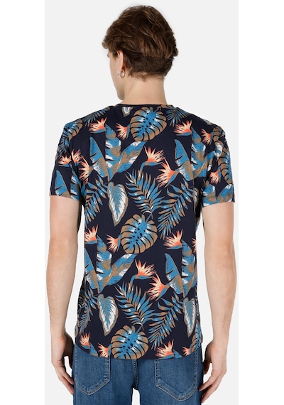 Colin's Colins Lacivertvert Erkek Tshirt K.Kol Cl1067731 Q1.V2 Nav Lacivert