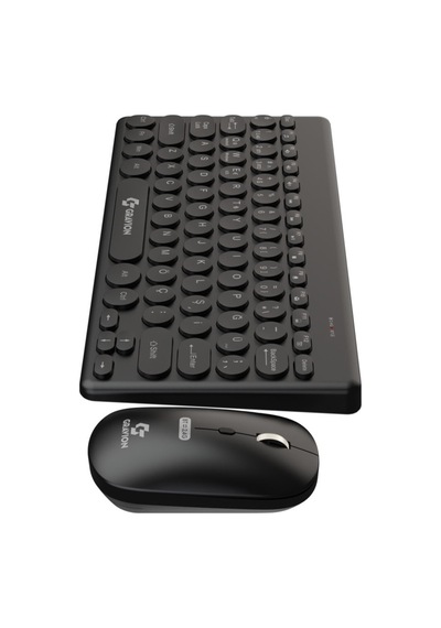 Gravion Km-bt37 Çif Modlu Wireles Bluetooth Klavye Mouse Set Siyah Optik