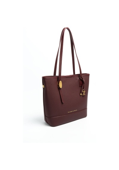 Silver Polo Sp1243 Kadın Omuz Çantası Mini Rolax Bordo-bordo