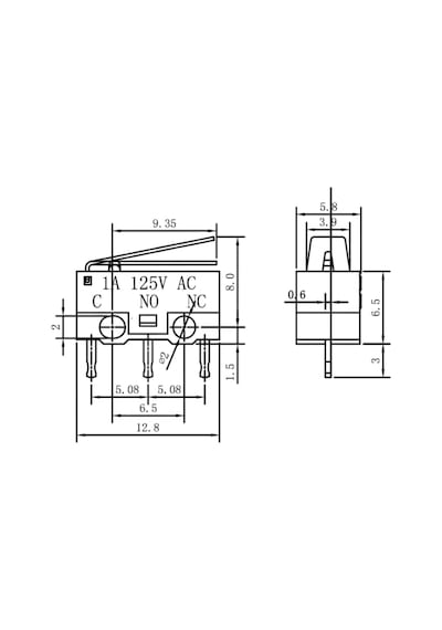 Ic-162-0 Micro Switch Mini Paletli 1a-125v Kw10-z1p B Kalite