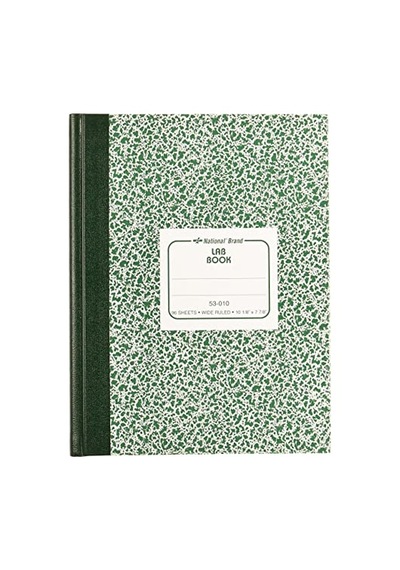 National 53010 Lab Notebook, Legal Rule, 10 1/8 X 7 7/8, Beyaz, 96 Yaprak