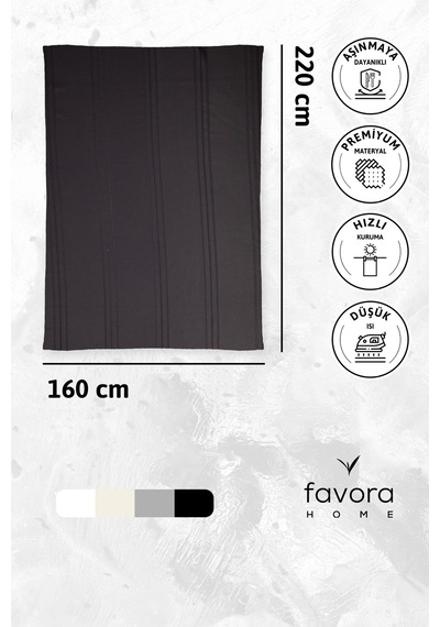 Neva Leke Tutmaz Masa Örtüsü 160x220 - Siyah Siyah