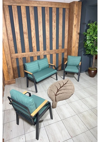 Ard & Garden 211 Yeşilfermuarlı Bahçe Balkon Takımı, Cafe, Salon - Metal Kanepe Koltuk Takımı Yeşil Ard & Garden 211 Yeşilfermuarlı Bahçe Balkon Takımı, Cafe, Salon - Metal Kanepe Koltuk Takımı Yeşil