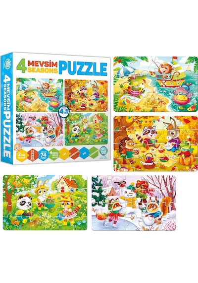 Circle Toys 4 Mevsim  Puzzle