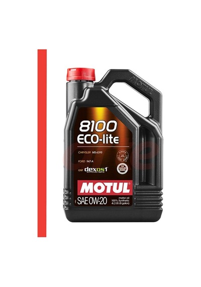 Motul 8100 Eco-lite 0w-20 Dexos1 Gen2 Motor Yağı 4 Litre Güncel Üretim Tam Sentetik Benzinli A