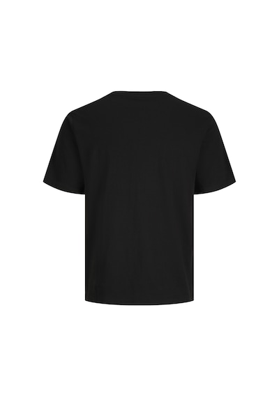 Jack & Jones Erkek Gögüs Baskili Regular Fit Bisiklet Yaka - Roche - 12298443 Siyah Jack & Jones Erkek Gögüs Baskili Regular Fit Bisiklet Yaka - Roche - 12298443 Siyah