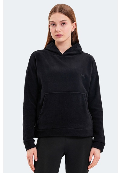 Slazenger Sassa 2 Li Set Kadın Siyah - Fuşya Sweatshirt Siyah - Fuşya