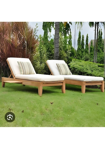 2 Ad Burgaz Adası Şezlong Minderi 180 55 5 Cm Fermuarlı İmpertex