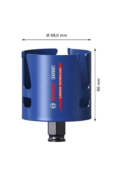 Bosch 68 Mm Yapı Malzemeleri İçin Panç 2608900470