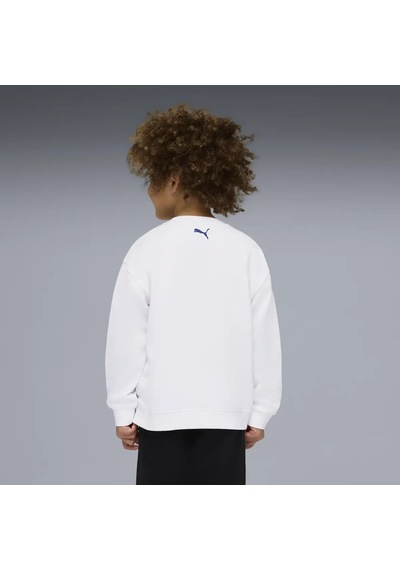 Puma Sporty Cats Relaxed Crew Ps Puma White Unisex Beyaz Sweatshirt