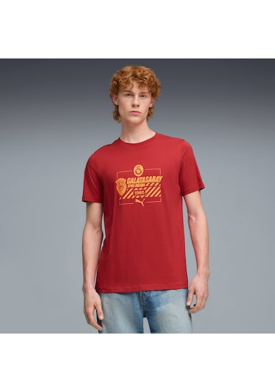 Puma Galatasaray Ftblculture Erkek Tişört 782916 01 KIrmızı