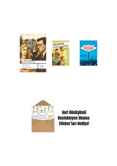 Wapshot Skandalı + Elmalar Diyarı + Boşanma Mevsimi + Okuma Sticker'ları