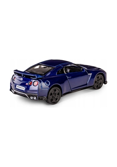 Uzak Doğu Serisi Nissan Gt R R35 Mavi Açılır Kapılar Diecast Çek Bırak Metal Model Araba 11 Cm 1:32