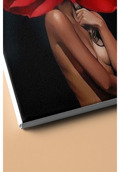 Webstyle Sayılarla Boyama Seti Kasnaklı Çiçek Kadın 4 50 X 65 Cm