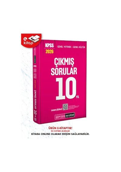 2026 Kpss Genel Yetenek Genel Kültür Tamamı Çözümlü Çıkmış Sorular 10 Yıl E-kitap