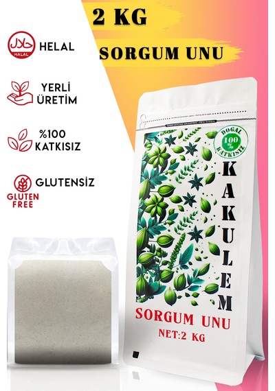 Kakulem Glutensiz Yerli Sorgum Darı Unu 2 Kg