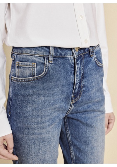Brooks Brothers Mavi Kadın Denim Pantolon Bbfw26fdp006