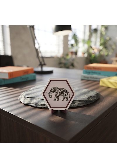 Modern Fil Tasarımlı Masaüstü Objesi Çalışma Alanınıza Özgünlük Katan Estetik Ve Butik Bir Ürün 10x10 Cm, Yavru Ağzı