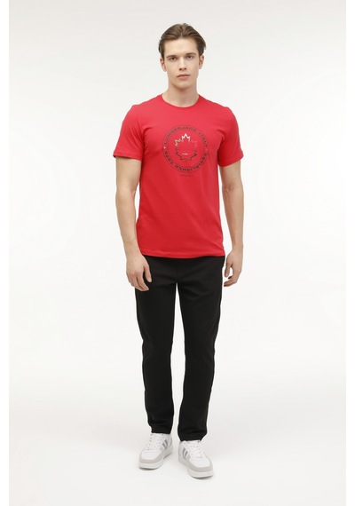 Lumberjack Ml Renato 11Itl1030 4Fx Kırmızı Erkek Kısa Kol T-Shirt 000000000101570748