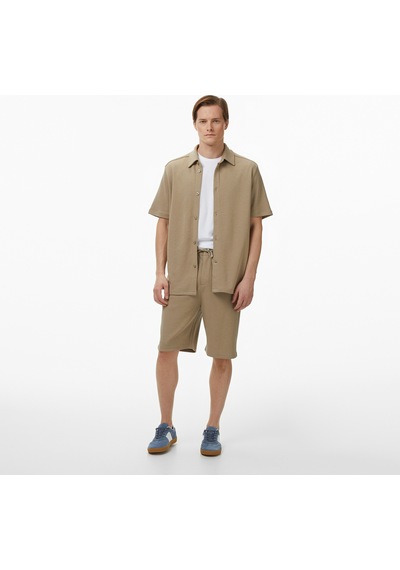 Nautica Erkek Bej Regular Fit Şortdüzk55219t