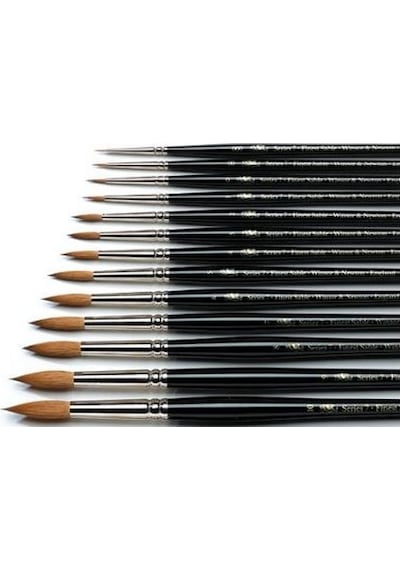 Winsor & Newton 7 Serisi Samur Tezhip Fırçası No: 1