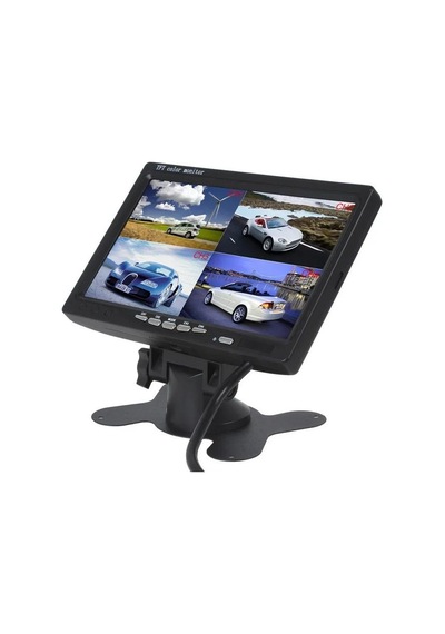 Aempart Araç Monitörü 4 E Bölünür Ekran 4 Kamera Girişli Servis Araçları İçin 7inch Dijital Aem11 1055