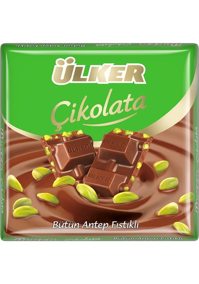 Ülker Çikolata Antep Fıstıklı Kare 65 Gr X6 Paket