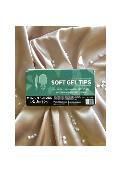 Misyul Premium Soft Gel Tips Yeni Nesil Medium Almond Protez Tırnak Seti