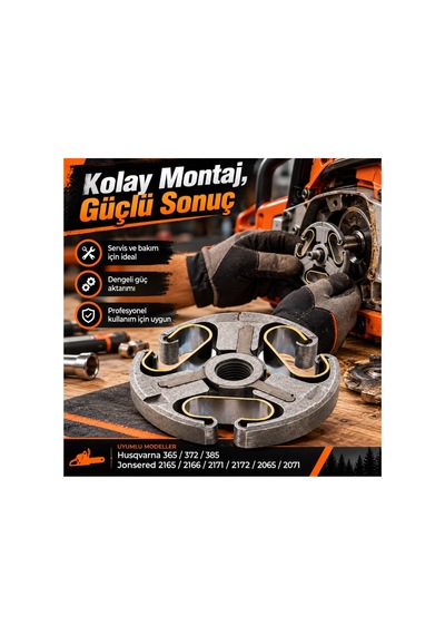 Algaride Husqvarna 365 372 385 Jonsered 2165 2171 2172 2065 2071 Uyumlu Motorlu Testere Debriyaj Balatası