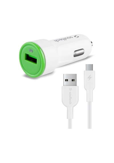 Soultech 3.1A Micro Comfort 2 Usb Araç Şarjı + Usb Kablo - Sc344