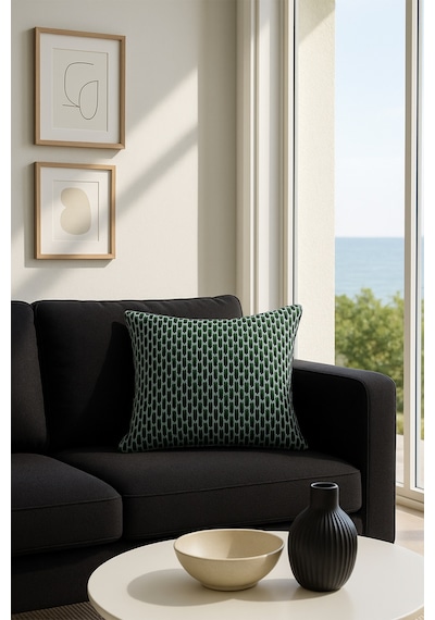 Jakar Kırlent Kılıfı Yeşil V1 45x45 Yeşil