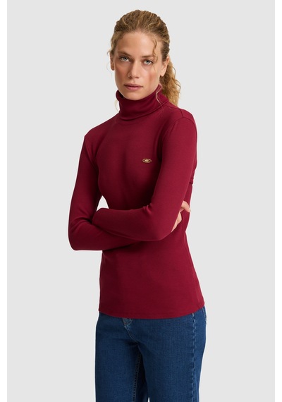 U.s. Polo Assn. Kadın Vişne Tişört 50333795-vr223