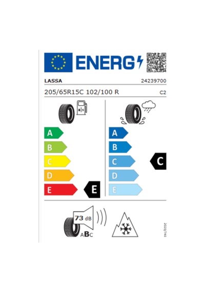 Lassa 205/65R15C 102/100R 6Pr M+S 3Pmsf Multiways-C Dört Mevsim Lastiği 2026